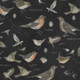 Botanicals Janet Clare Moda Fabric | 16910-16 Charcoal - Main Image