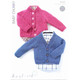 Children Cardigans Knitting Pattern | Sirdar Hayfield Baby Chunky 4400 | Digital Download - Main Image