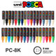 Uni Posca Marker Broad PC-8K Chisel Tip 8mm | Various Colour - Main Image