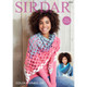 Women Snood & Shawl Crochet Pattern | Sirdar Colourwheel DK 8030 | Digital Download - Main Image