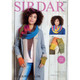 Women Accessories Knitting Pattern | Sirdar Colourwheel DK 8031 | Digital Download - Main Image