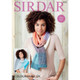 Women Wrap and Scarf Knitting Pattern | Sirdar Colourwheel DK 8032 | Digital Download - Main Image