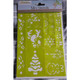 Avenue Mandarin | Mini Christmas Stencils | Set of 10 (42833 O)