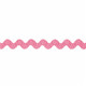Striped Ric Rac | Polyester | 12mm | Pink | Per Half Mtr