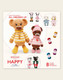 Sirdar Happy Cotton | All Dressed Up | Happy Cotton Book 6 | 8 Stylish Friends