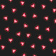 Little Matryoshka Lewis and Irene | A568.3 Hearts on Black