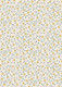 Wintertide | Lewis and Irene Fabric | A584.1 | Gold Metallic Flowers on Cream