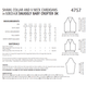 Boys Shawl Collar and V Neck Cardigan Knitting Pattern | Sirdar Snuggly Baby Crofter DK 4757 | Digital Download - Pattern Information