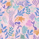 Moontide | Lewis and Irene | A620.1, Mermaid Reef Pink with Gold Metallic