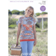 Women's Top Knitting Pattern | Sirdar Beachcomber DK 7760 | Digital Download - Main Image