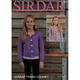 Short or Long Sleeve Cardigans for Children Knitting Pattern | Sirdar Harrap Tweed Chunky 2481 | Digital Download - Main Image