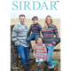 Family Raglan Sweaters Knitting Pattern | Sirdar Aura 7884 | Digital Download - Main Image