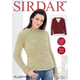 Women's Sweater Knitting Pattern | Sirdar Plushtweed 8000 | Digital Download - Main Image