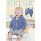 Baby Boys Cardigan and Helmet Knitting Pattern | Sirdar Snuggly Tutti Frutti 4735 | Digital Download - Main Image