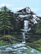 Royal & Langnickel Painting by Numbers | Artist Canvas Series | Mountain Waterfall - Main Image