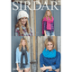 Women's Snood, Hat and Scarves Knitting Pattern | Sirdar Gorgeous 7964 | Digital Download - Main Image