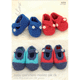 Little Deck Shoes and Little Pump Knitting Pattern | Sirdar Sublime Baby Cashmere Merino Silk DK 6006 | Digital Download - Main Image