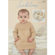 Baby Dress And Shoes Knitting Pattern | Sirdar Sublime Baby Cashmere Merino Silk 4Ply 6115 | Digital Download - Main Image