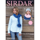 Woman's Scarf, Snood And Hat Knitting Pattern | Sirdar Gorgeous Ultra Super Chunky 8095 | Digital Download - Main Image