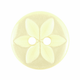 14mm Round Polyester Star Button | Lemon | ABC Buttons