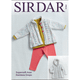Babies And Girl's Matinee Coats Knitting Pattern | Sirdar Supersoft Aran Rainbow Drops 5182 | Digital Download - Main Image