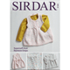 Babies And Girl's dresses Knitting Pattern | Sirdar Supersoft Aran Rainbow Drops 5186 | Digital Download - Main Image