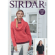 Woman's Sweaters Knitting Pattern | Sirdar Temptation 8203 | Digital Download - Main Image