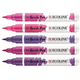 Ecoline | Watercolour Brush Pens | Violet | Pack of 5