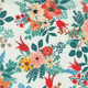 Lady Bird Crystal Manning Moda Fabric | 11870-11 Wild Flowers White