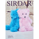 Teddy Bear Knitting Pattern | Sirdar Funky Fur 2500 | Digital Download  - Main Image