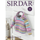 Babies Hooded Sweater Knitting Pattern | Sirdar Snuggly Baby Crofter DK 5210 | Digital Download - Main Image