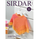 Baby Poncho Knitting Pattern | Sirdar Snuggly Pattercake DK 5228 | Digital Download - Main Image