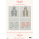 Babies Hooded Onesies And Booties Knitting Pattern | Sirdar Snuggly Bouclette 5259 | Digital Download