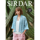 Woman's Kimono Knitting Pattern | Sirdar No.1 Aran Stonewashed 8271 | Digital Download - Main Image