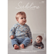 Baby Boy's Sweaters Knitting Pattern | Sirdar Sublime Baby Cashmere Merino Silk DK Prints 6143 | Digital Download - Main Image