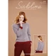 Women's Dotted Raglan Sweater Knitting Pattern | Sirdar Sublime Extra Fine Merino DK 6162 | Digital Download - Main Image