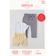 Babies Leggings And Shorts Knitting Pattern | Sirdar Snuggly 100% Cotton DK 5377 | Digital Download - Main Image