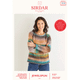 Women's Crew Neck Raglan Sweater Knitting Pattern | Sirdar Jewelspun Aran 10140 | Digital Download - Main Image