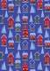 Tomtens Village | Lewis and Irene | CE19.3 | Tomtens Village on Dark Blue