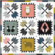 Nocturnal | Gingiber | Moda Fabrics | Dwellings Quilt Pattern | Example 1