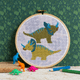 Hawthorn Handmade | Cross Stitch Kit | Triceratops