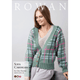 Rowan Women's Sofa Cardigan Knitting Pattern using Pure Wool Superwash Worsted | Digital Download (ZB299-00001) (rowa-patt-ZB299-00001dd) - Main Image