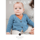 Rowan Babies Bluebell Cardigan Knitting Pattern using Cotton Wool | Digital Download (RB003-00006) (rowa-patt-RB003-00006dd) - Main Image
