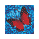 Flutter by Red | Diamond Painting Kit | Diamond Dotz - Main Image