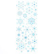 Christmas Gem Stickers | A Variety of Designs on a DL Sheet | Habico (PP187/Xx) - Snowflakes