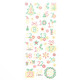 Christmas Gem Stickers | A Variety of Designs on a DL Sheet | Habico (PP187/Xx) - Advent Numbers