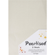 Pearlised Paper A4 | Various Colours | Pack of 5 Sheets |  White Orchid