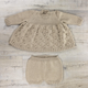 Baby Girl's Florence Bobble Dress and Bloomers Knitting Pattern | WYS Bo Peep Pure DK Knitting Yarn DBP0004 | Digital Download - Set