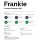 Frankie Unisex Accessories Set Knitting Pattern | WYS ColourLab DK Knitting Yarn DFP0010 | Digital Download - Pattern Information