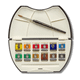 Rembrandt Watercolour Luxury Box | Set of 12 Half Pans + Sable Brush
